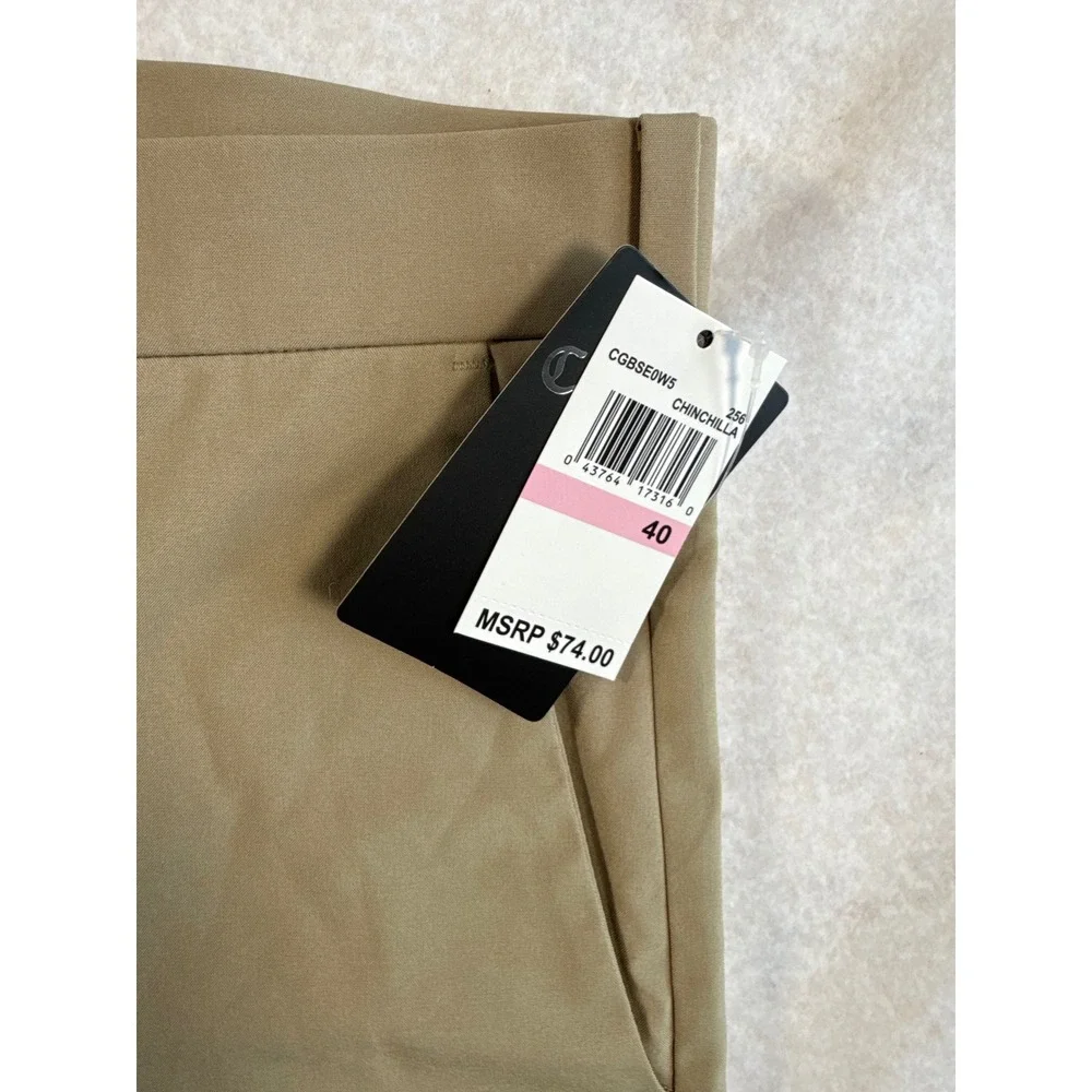 Callaway Opti-Dri Golf Shorts Men 40W Chinchilla Tan Stretch UPF 50 CGBSE0W5 NEW